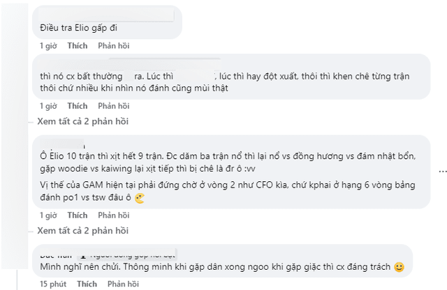 Fans demand an 'investigation' into Elio due to his performance against TSW, which was completely opposite to previous matches.