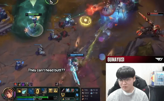 Gumayusi faced DDoS right after returning to livestream.