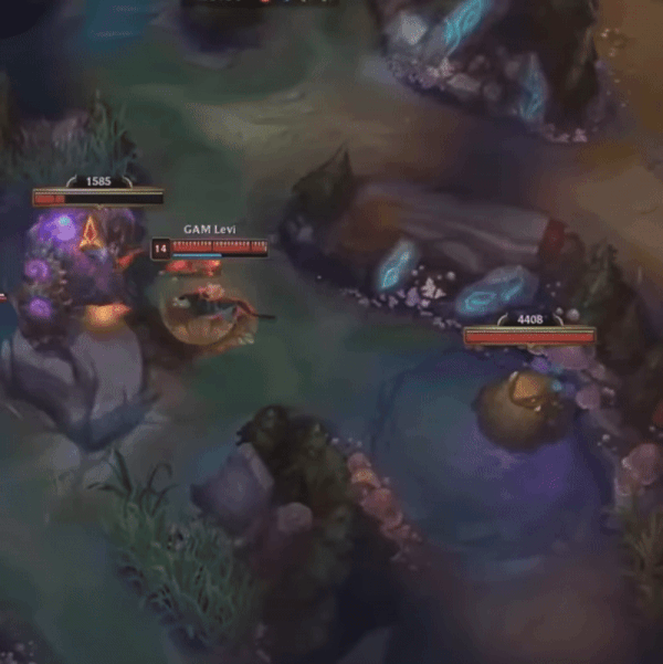 At an extremely close distance, he still missed the Spirit Frog with his Javelin Toss.