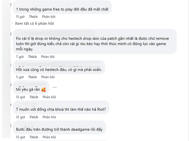 Gamers express their outrage.