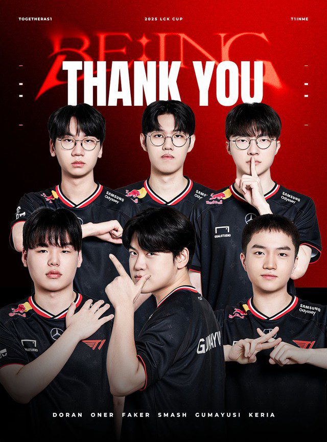 According to T1 Becker's statement, T1 will start the rest of the season with 6 members.