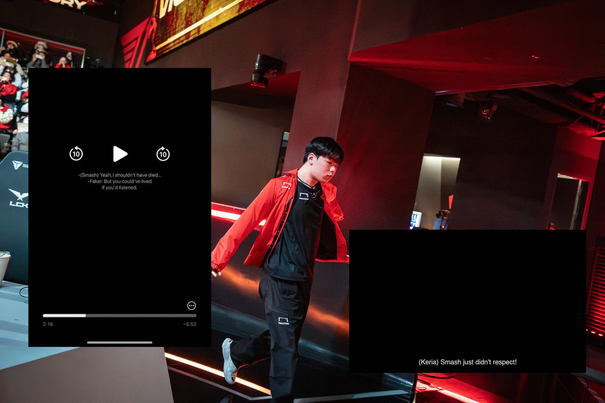 Faker also has to nag while Keria asserts 'Smash is lacking in respect'