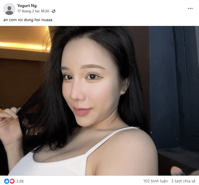 The last post from the beauty on Facebook was also from February 17.
