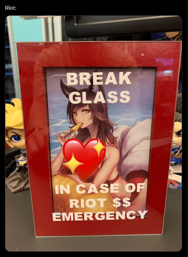 Riot employees joked that they would only make the Pool Party Ahri skin when they were on the verge of bankruptcy