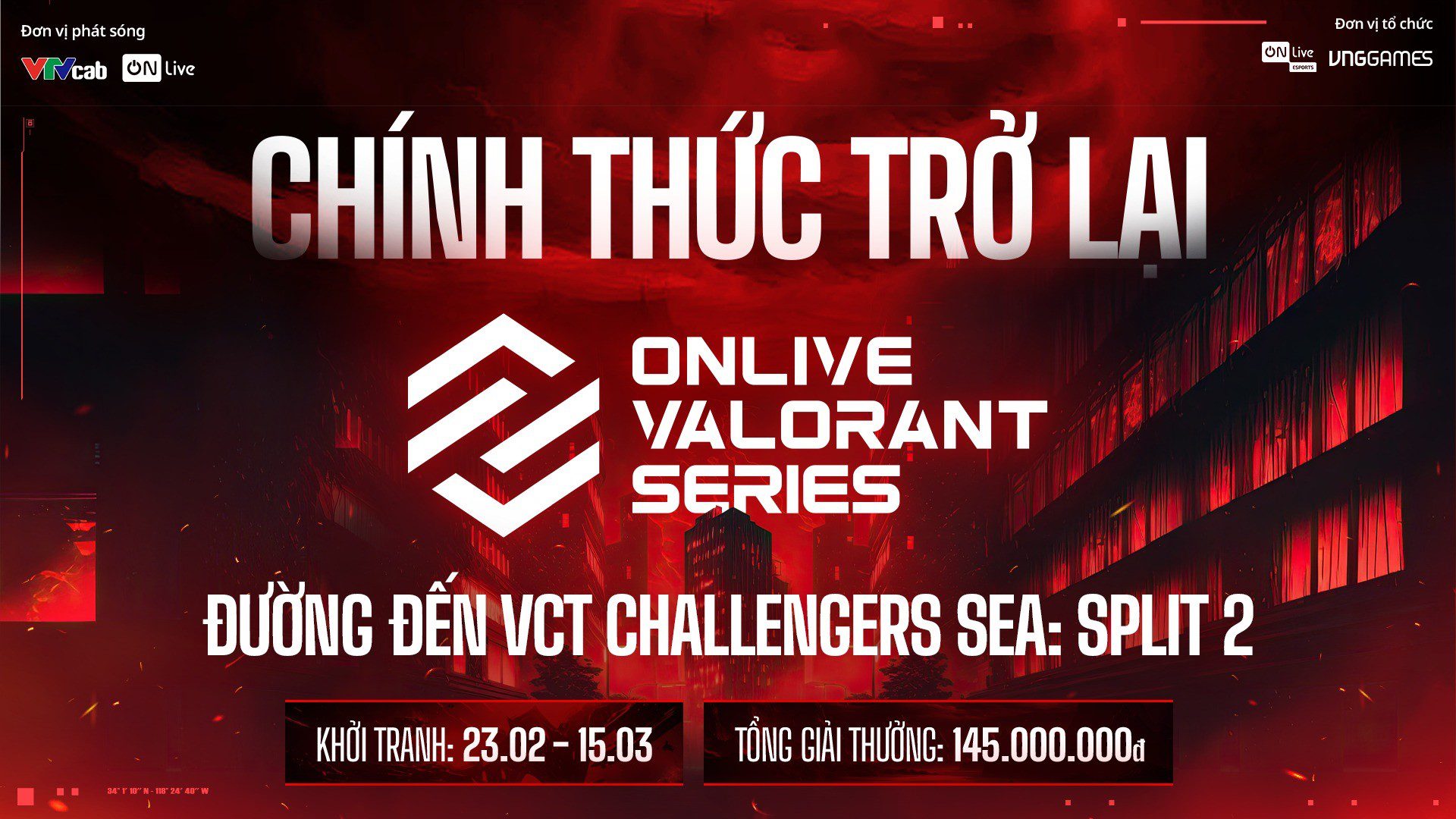 ON Live Esports partners with VNGGames to organize Vietnam's largest VALORANT tournament