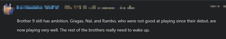 'At least 369 still wants to improve himself. He has gradually mastered champions like Gragas, Rumble... even though he played very poorly before. The other players need to wake up soon' - A viewer shared