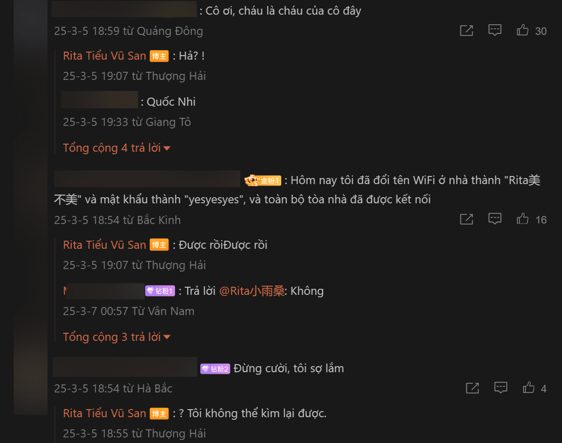Fan comments left the host 'speechless'
