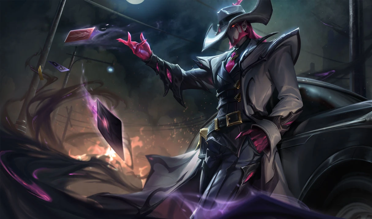 The Twisted Fate Reroll build is favored by players testing in TFT Season 14.
