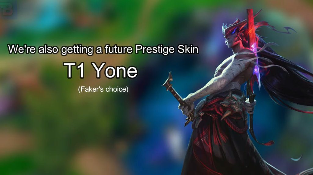 Rumors are circulating that Faker has chosen Yone for his Worlds skin