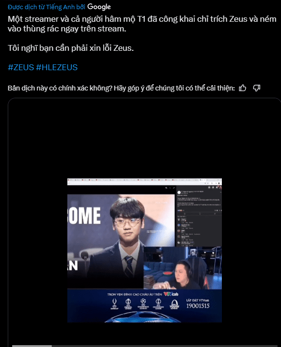 Teacher Ba, commentator Van Tung, commentator Hoang Sama… unexpectedly attacked by “Zeus fans” on X. (Temporary translation from Google)