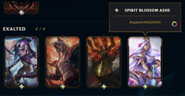 On the PBE server, the Flora of Ionia Ashe skin was 