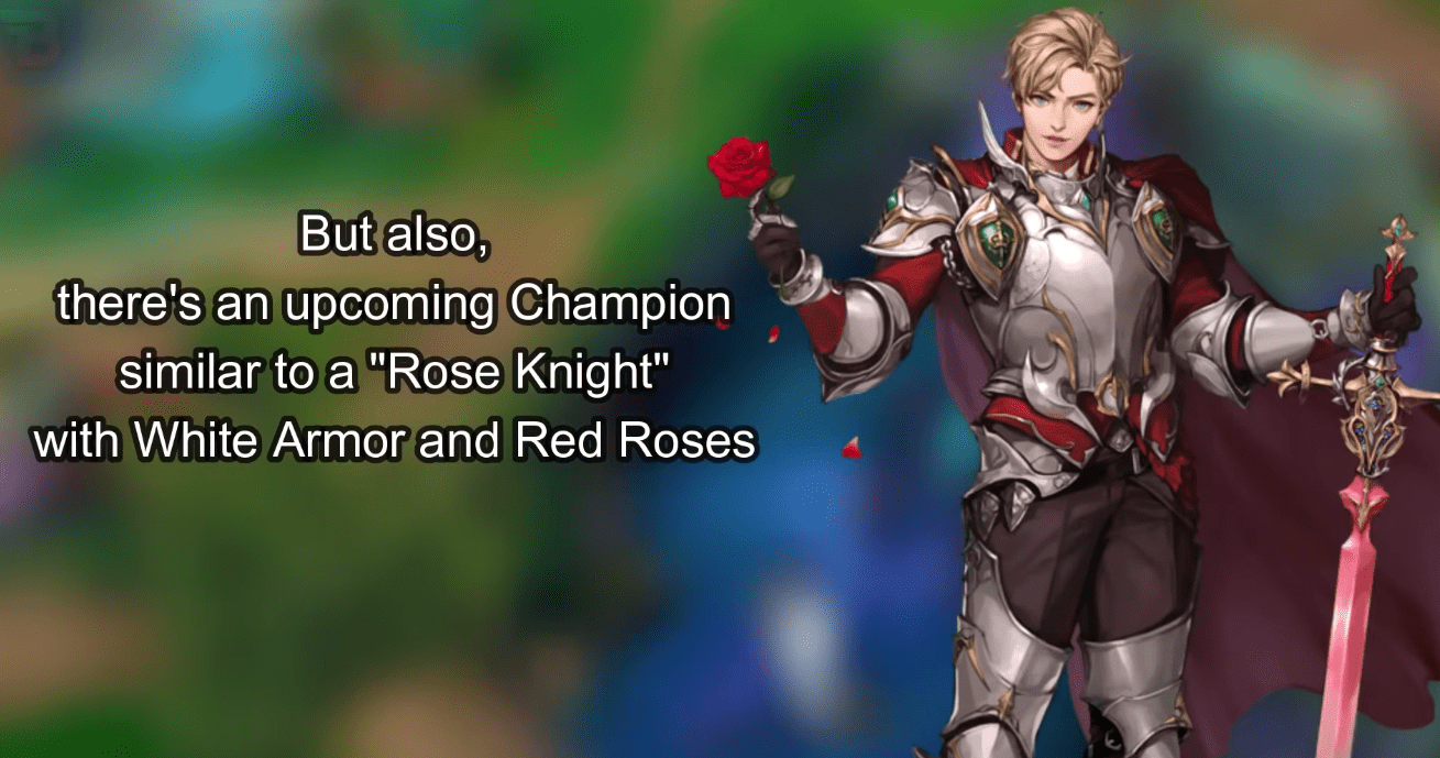 The next champion of League of Legends revealed by BigBadBear will hold the title 'Rose Knight'