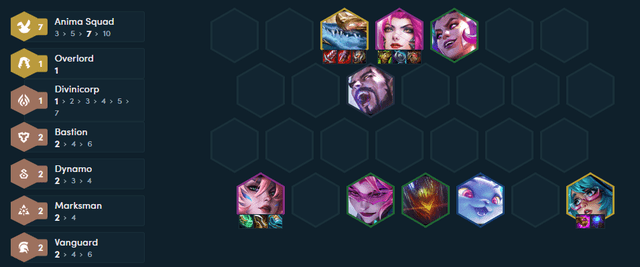 The complete composition with the 7 Beast threshold at level 9.