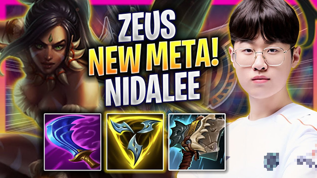 Zeus has indeed been practicing top lane Nidalee quite a lot recently.