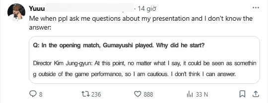 I sometimes get asked a question, and I don't know the answer.