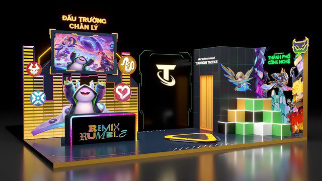 Teamfight Tactics booth (May 25).