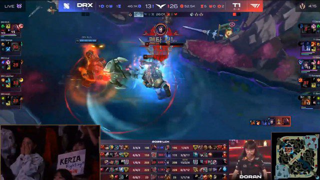 Faker secured his second pentakill in his LCK career.