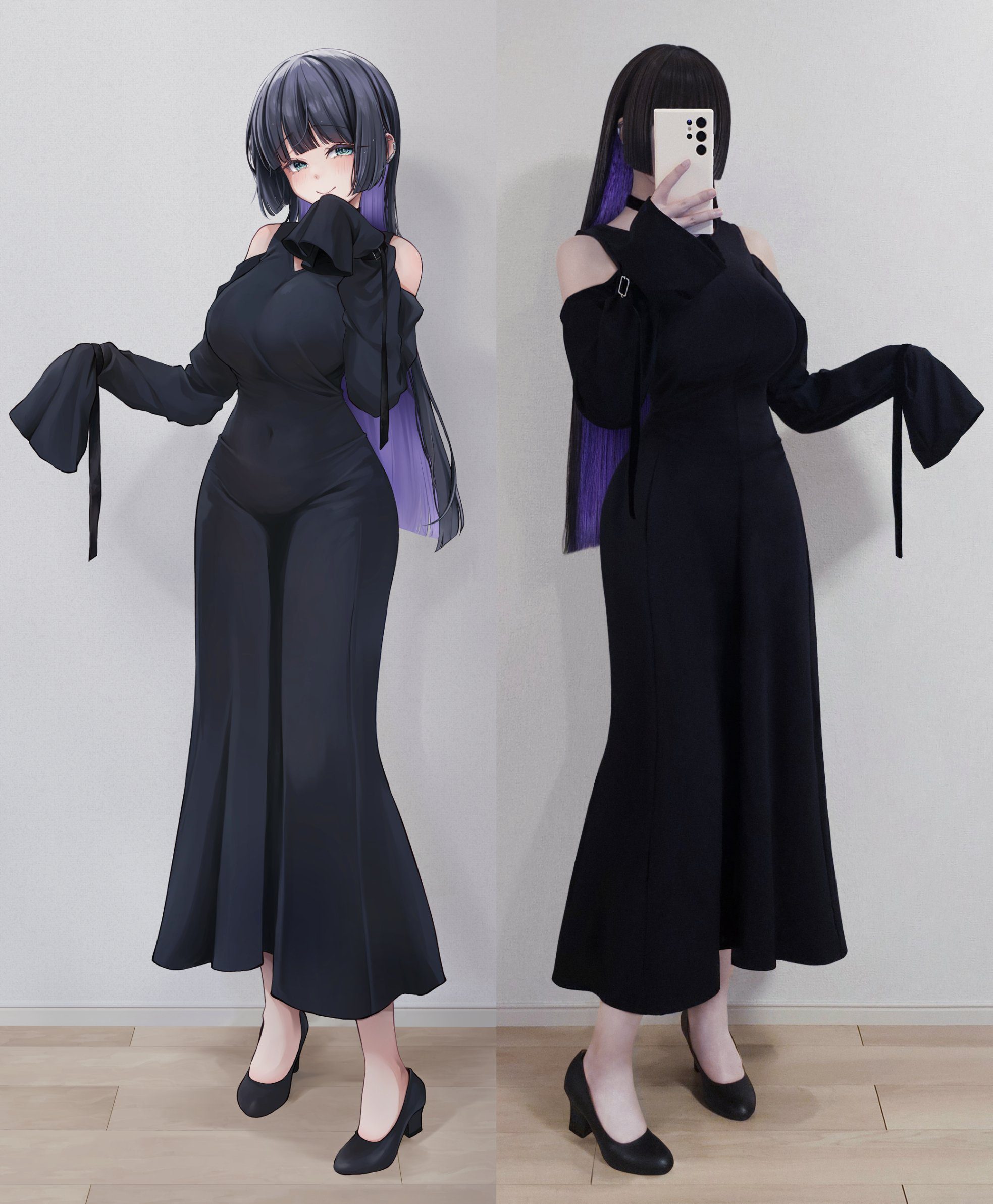 The latest photo of female artist Pen姉 transforming into a seductive character based on her own image