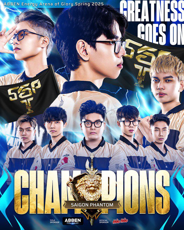 The championship title finally belongs to Saigon Phantom.