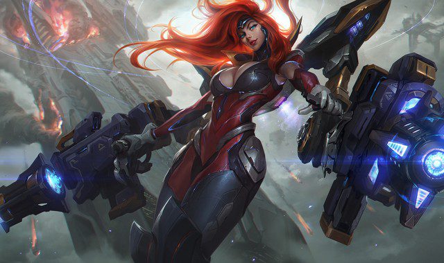 You can't mention Miss Fortune without mentioning the Space Goddess skin.