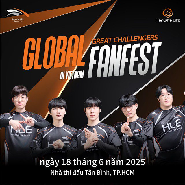 HLE will visit Vietnam, and this time Zeus replaces Doran.