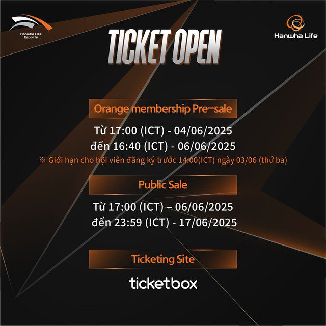 Event information.