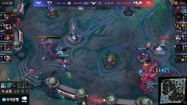 HLE suffers a disastrous defeat against T1.