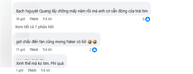 Fans also hope Faker has a girlfriend