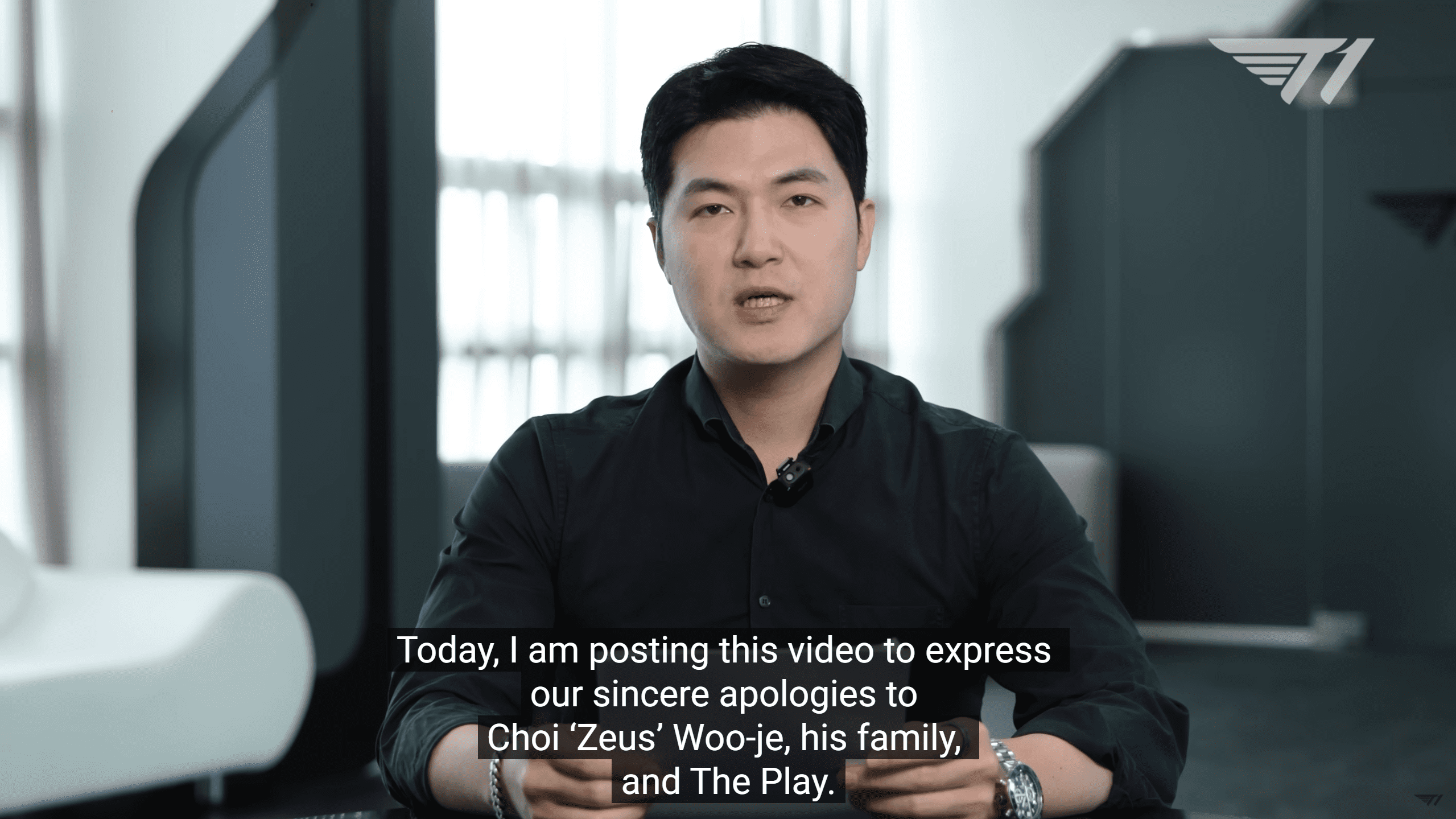 T1 officially apologizes to Zeus and his family as well as The Play