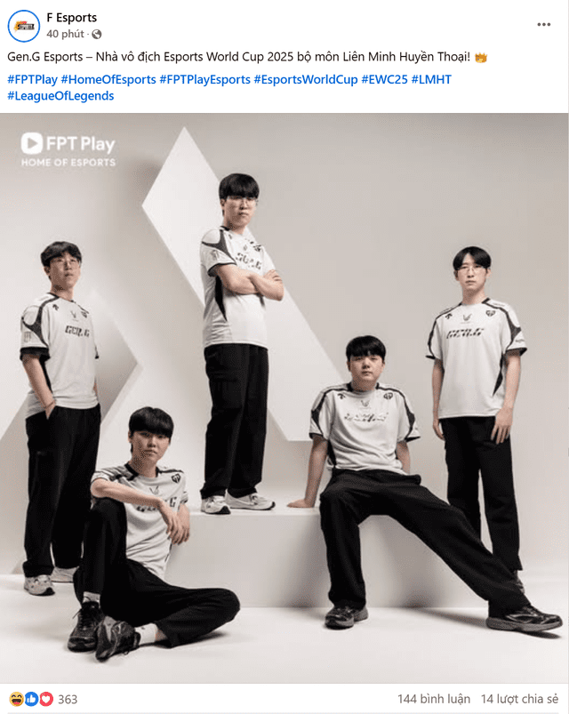 While the official FPT page had no interaction and had to repost for the second time.