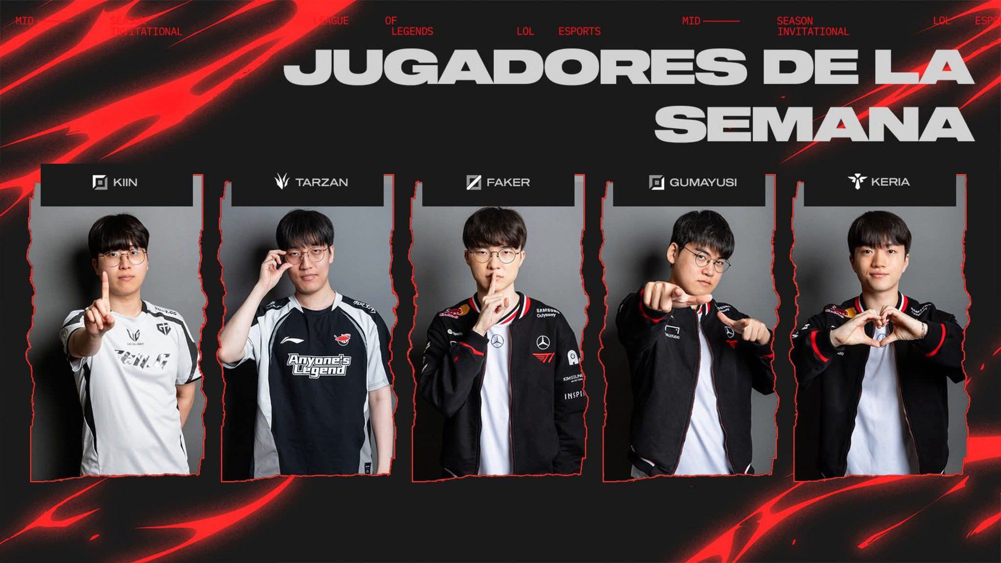 He, along with Faker and Keria, is in the ideal lineup chosen by the LTA region after the first 2 matches of the Knockout stage