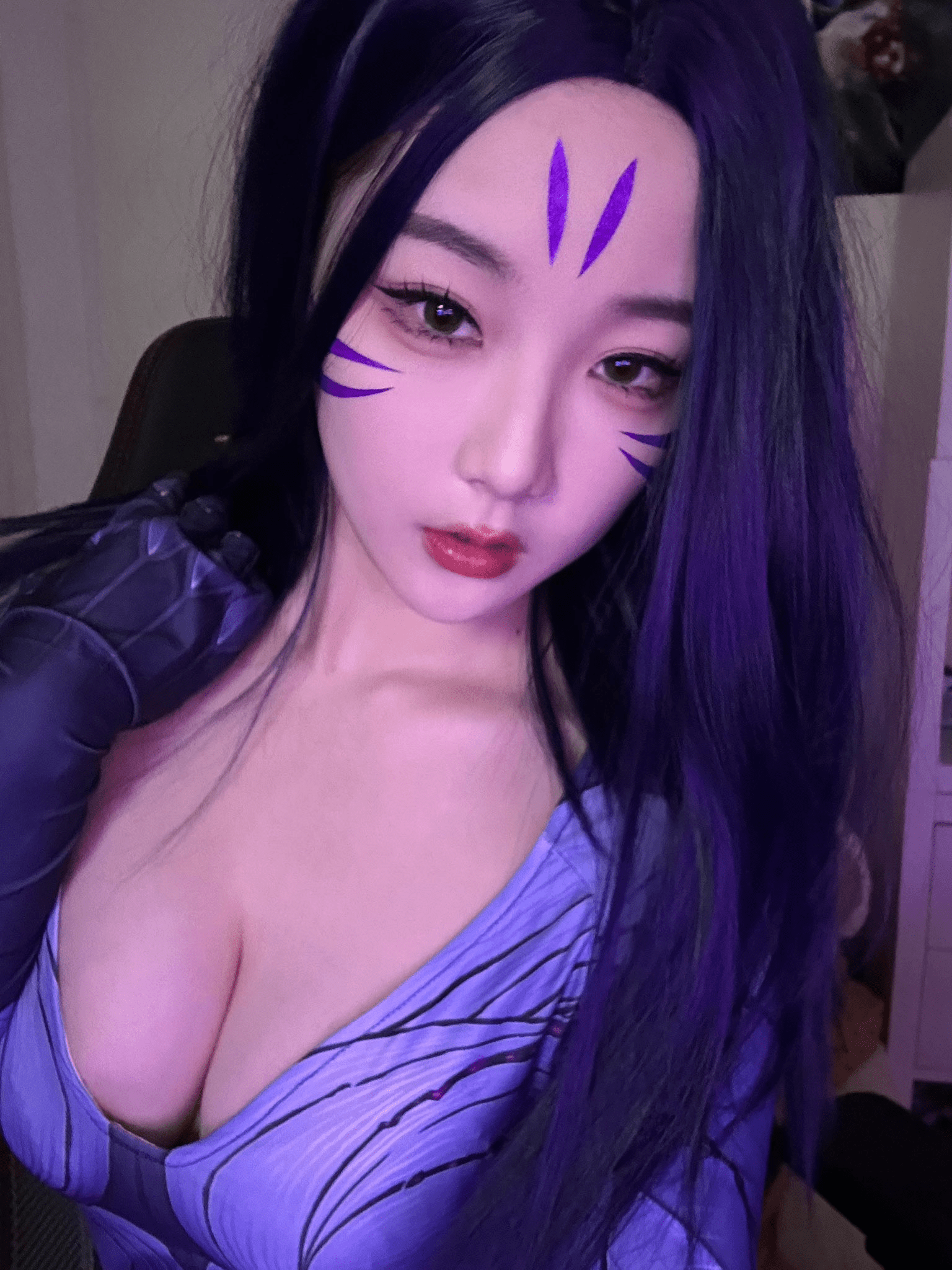 The female host is also an amateur cosplayer