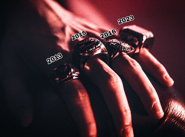 A photo encapsulating Faker's great career.