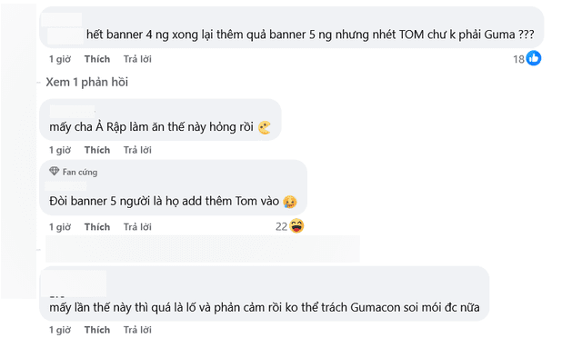 Fans are also finding it hard to accept.