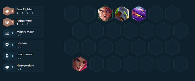 Early game stage.