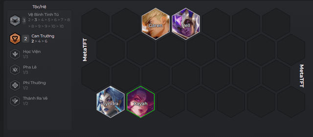 Early game team composition.