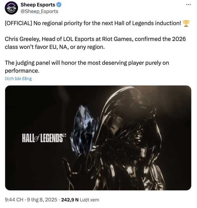 Recently, Riot confirmed that no region will be prioritized and that player honors will be based on achievements.