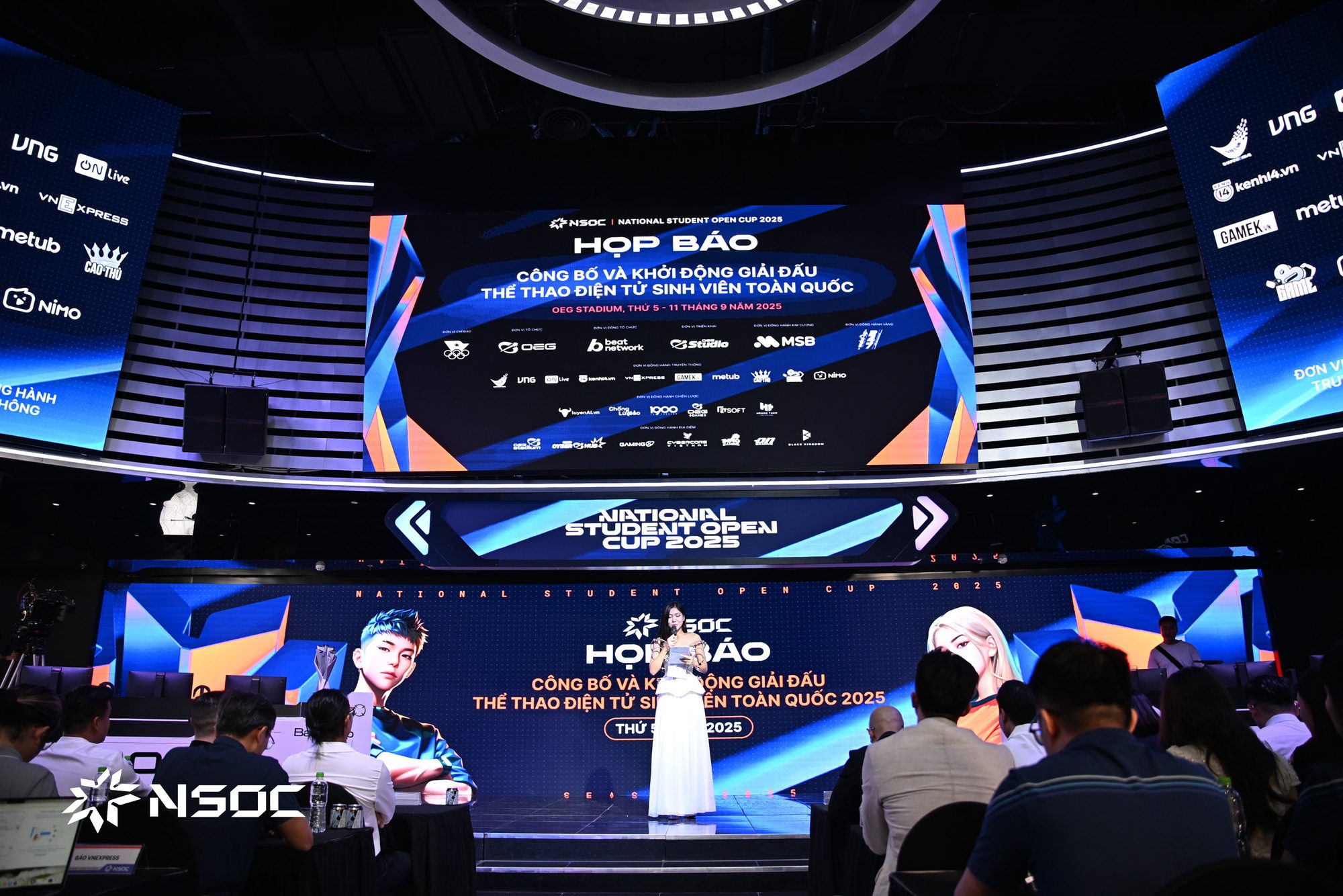 The scene of the press conference announcing the official launch of the National Student Open Cup 2025 (NSOC 2025)