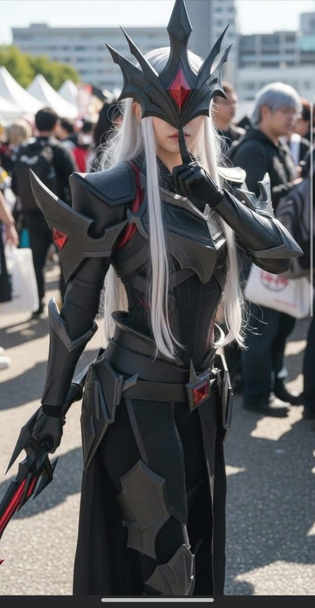 The Yone cosplay is even more striking than the original.