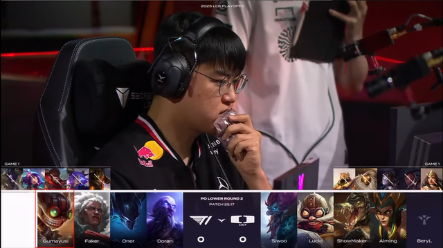 T1 picks Ziggs for Gumayusi right from game 1