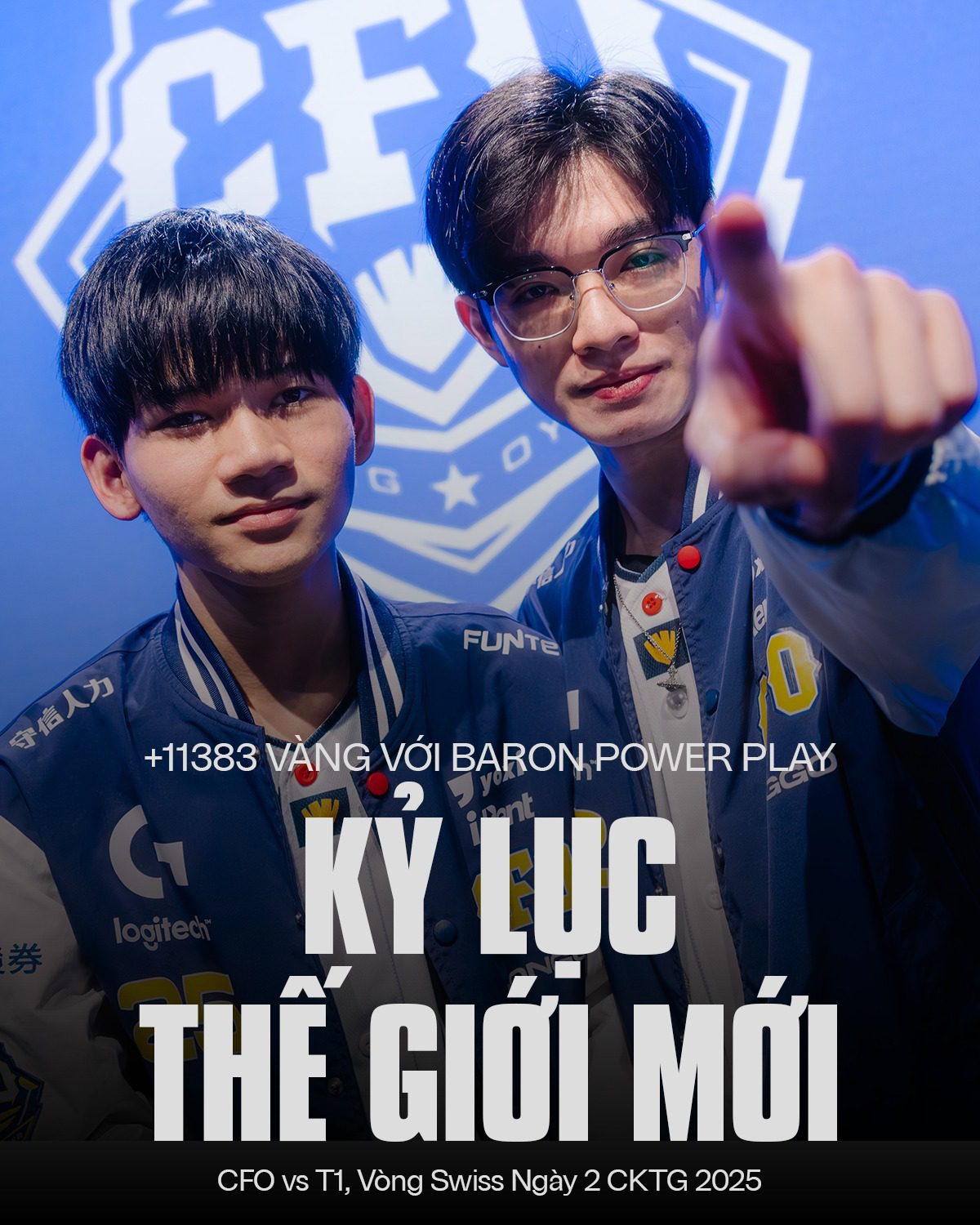 CFO sets a new record in Worlds history with the Baron buff.