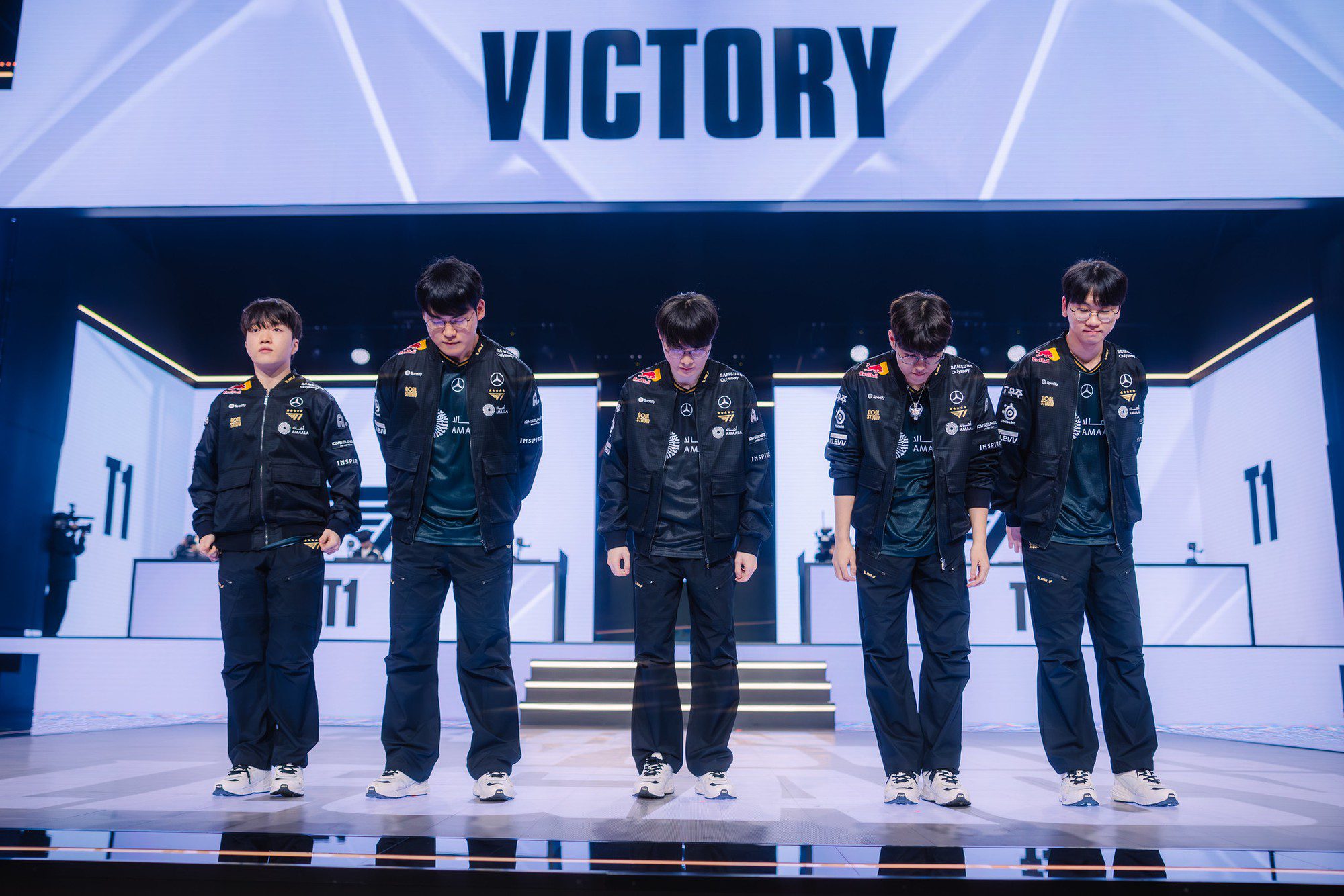 The draw for the Swiss Stage took place right after T1's victory.