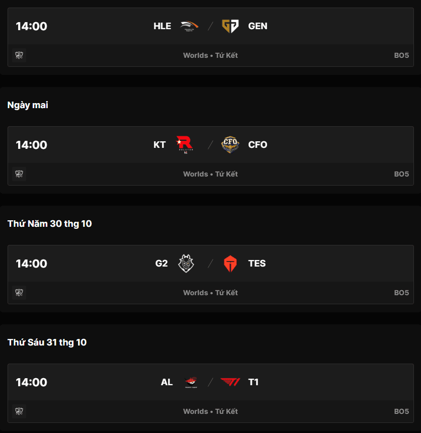 The latest knockout stage schedule for the 2025 World Championship Main Event.