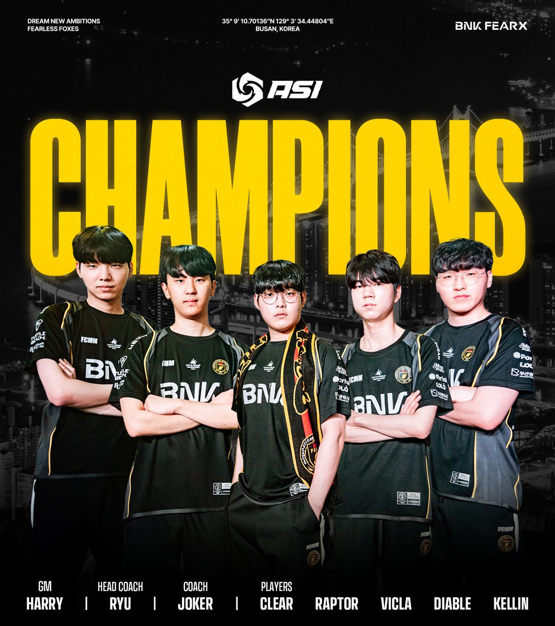 ASI 2025 concluded with the championship going to FOX.