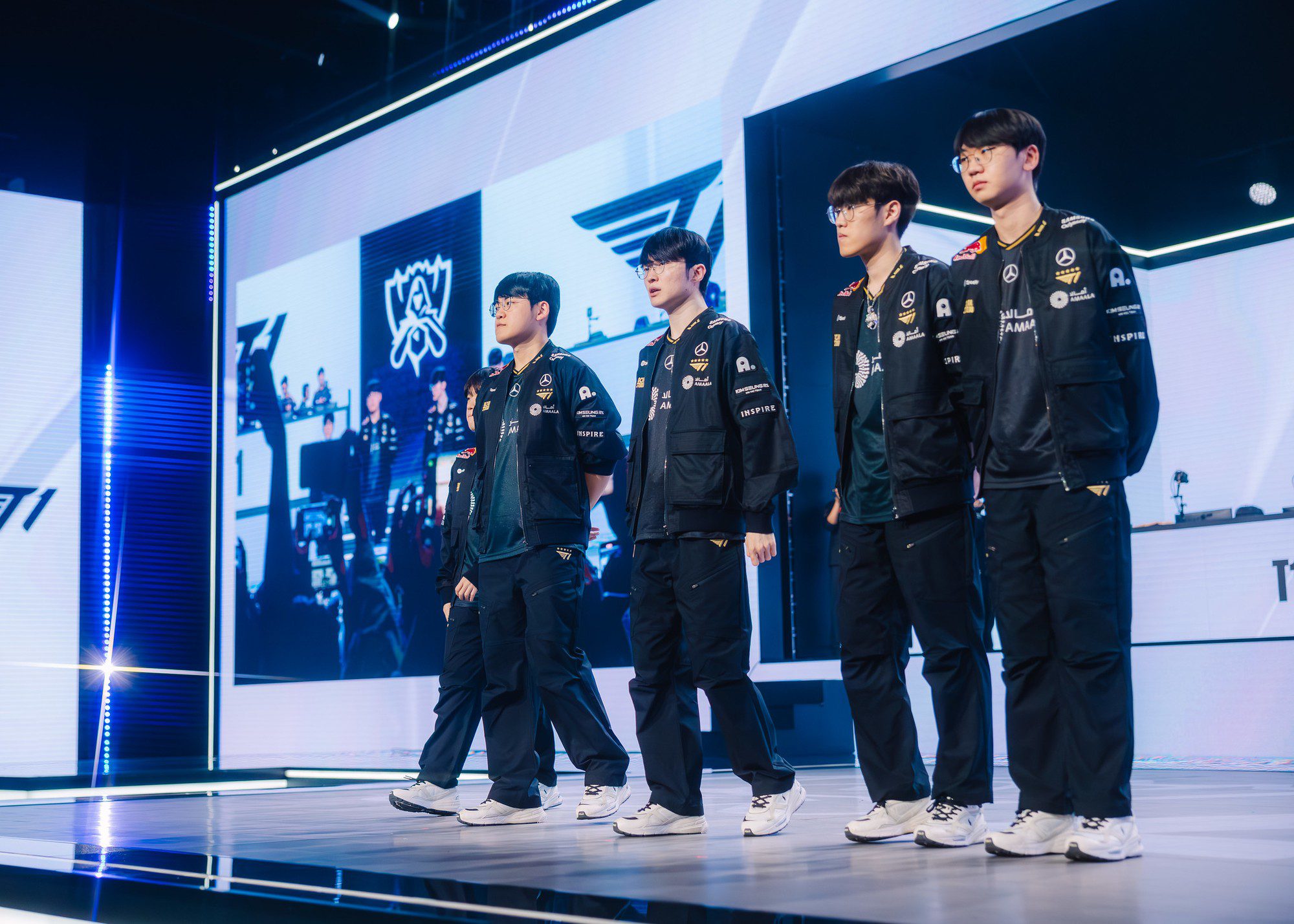 T1 wins but one player has not reached their peak performance.
