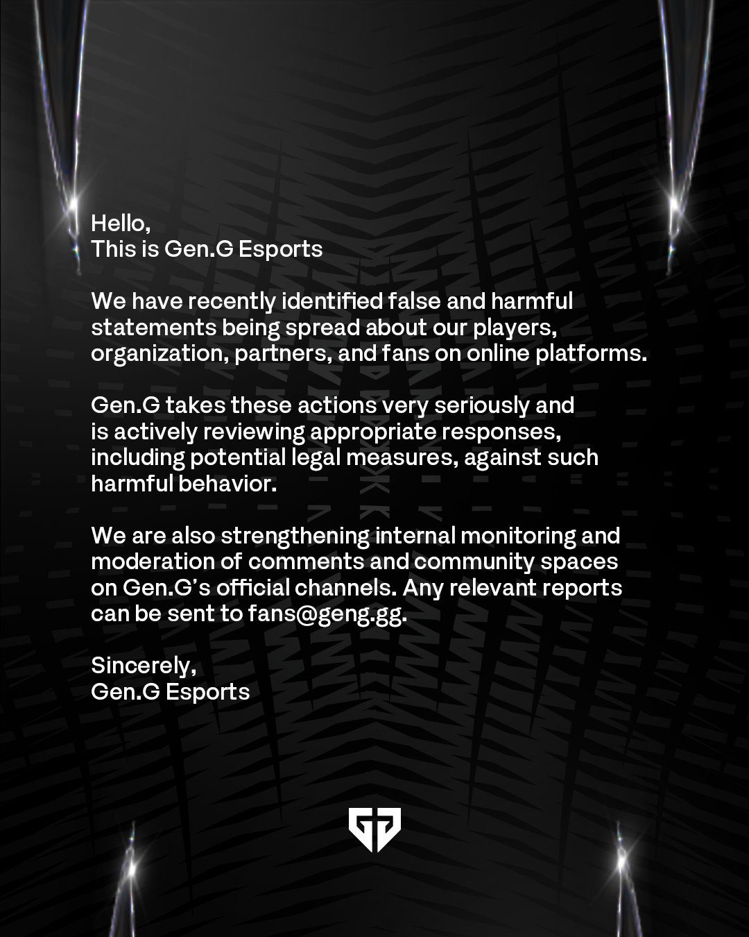 Gen.G addresses transfer market rumors