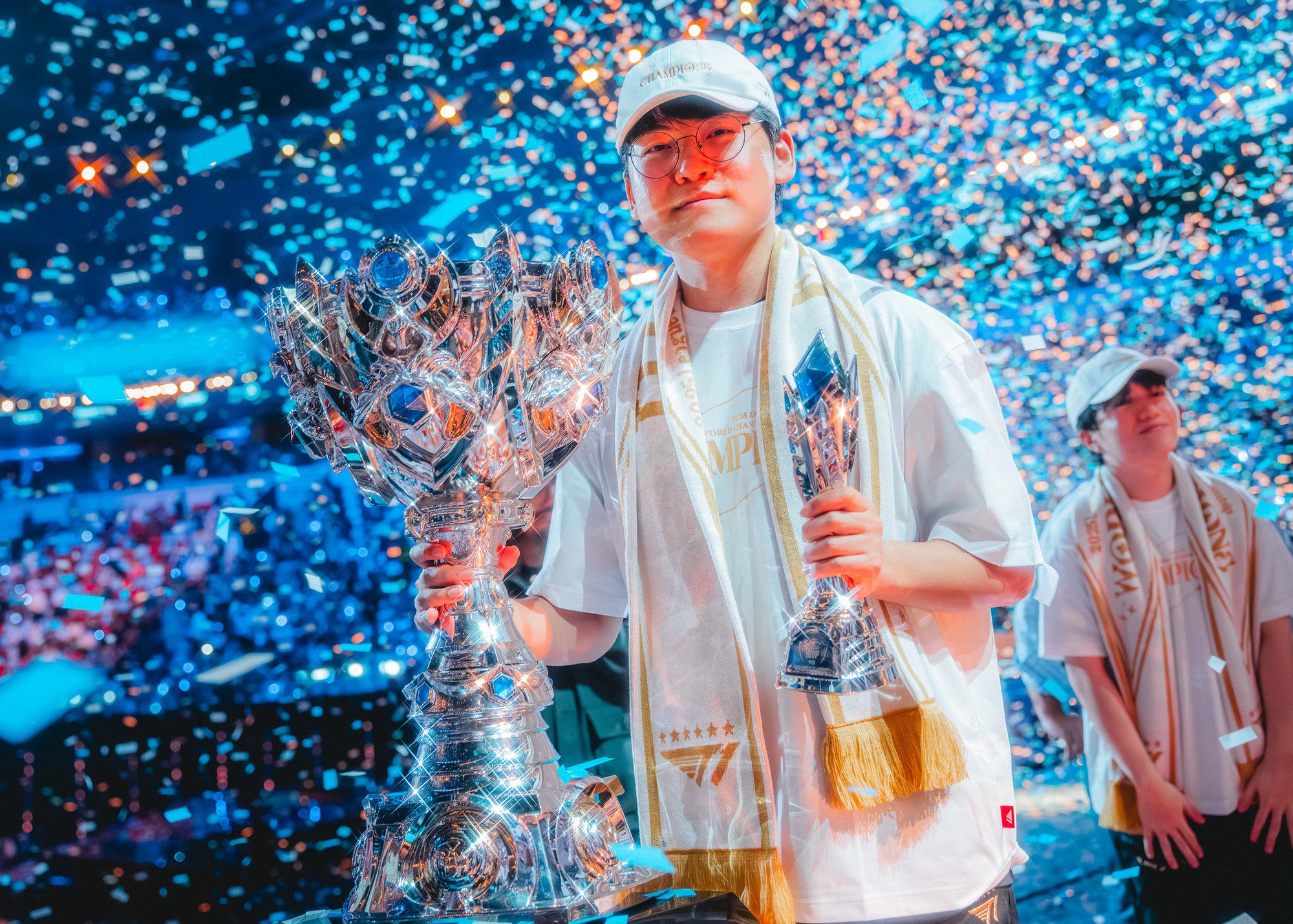 Gumayusi has achieved FMVP and the 2025 World Championship, but his favorite champion Jhin was not used.