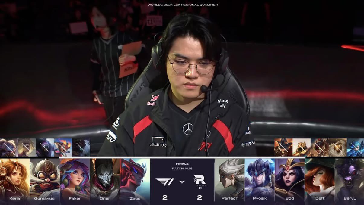 Deft using Miss Fortune in his final 'telecom clash' competing for the seed 4 spot at Worlds 2024.