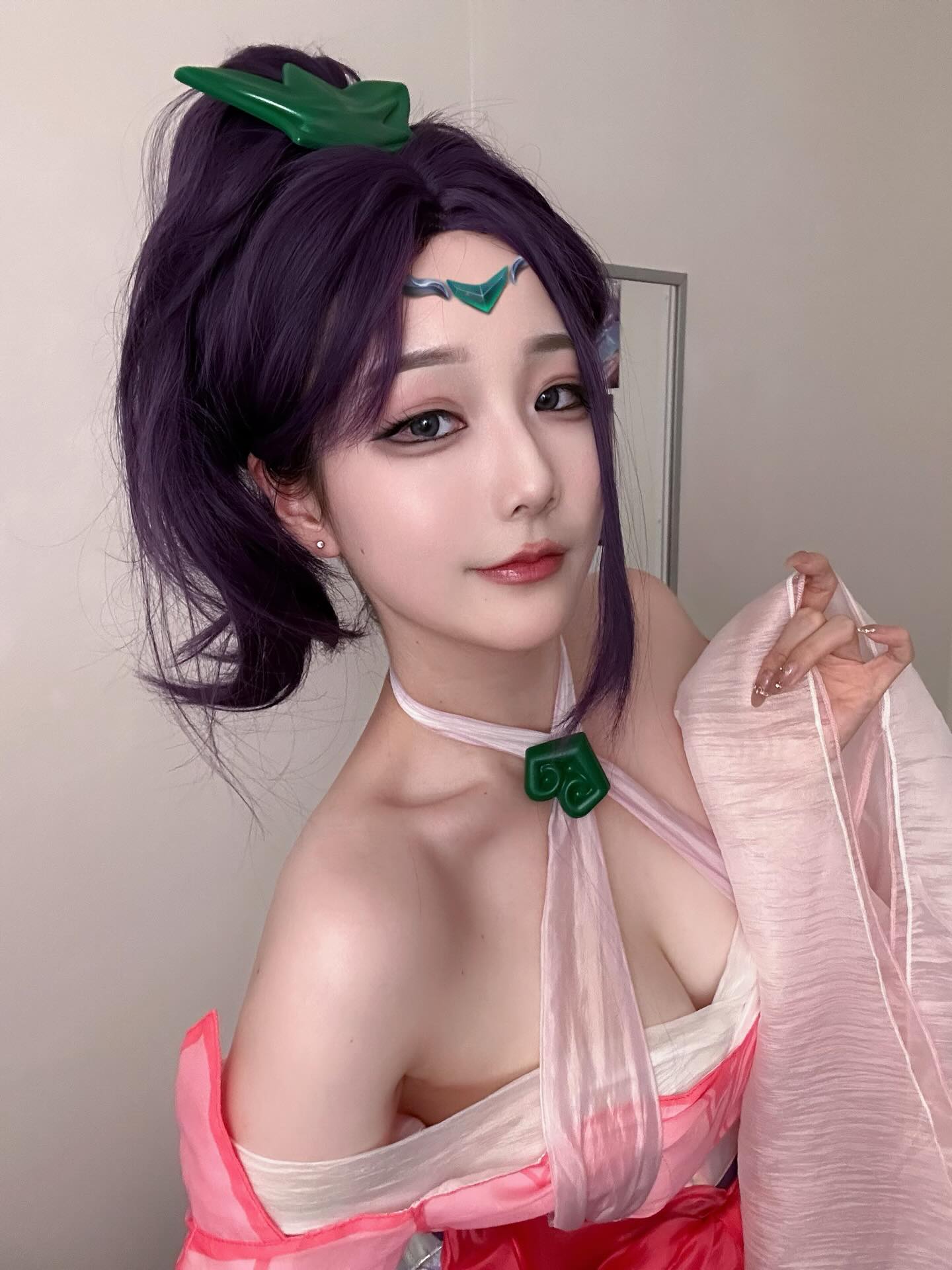 The beauty received many compliments