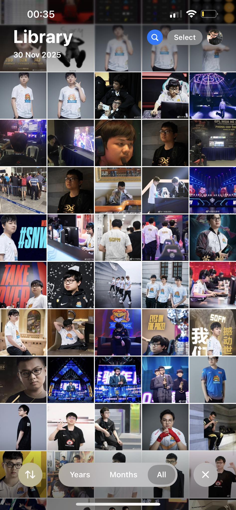 Lily posted a photo capturing the album of moments from SofM's career.